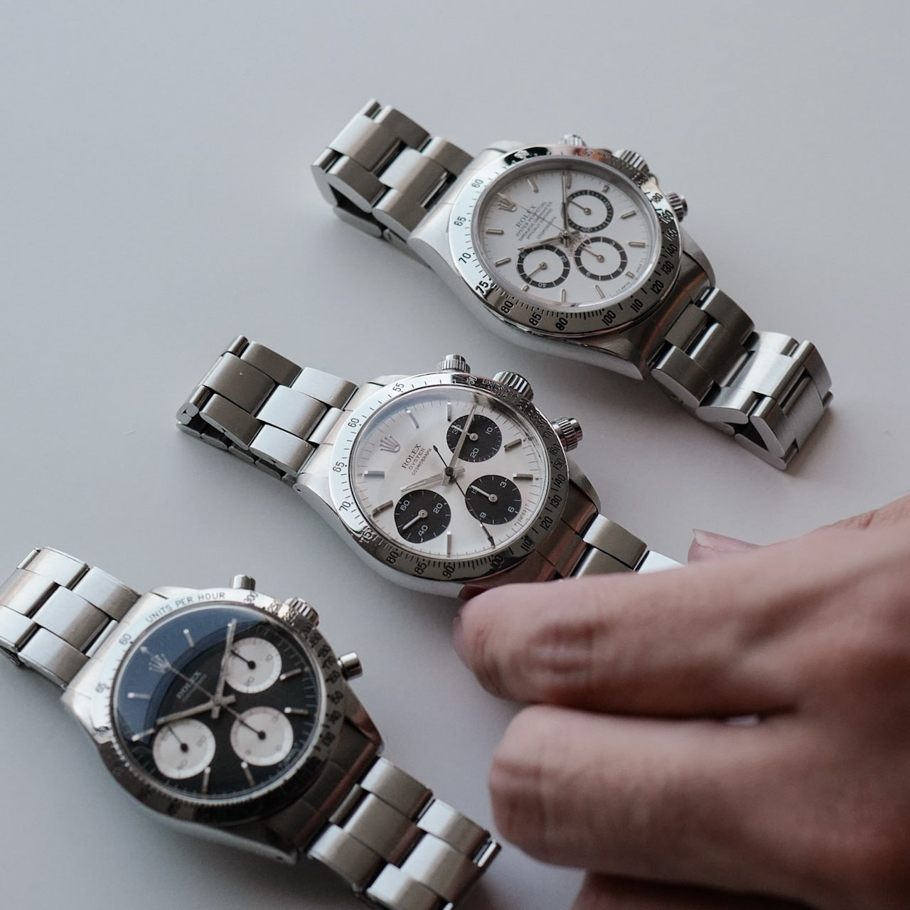 ロレックス/デイトナ/Ref.6265/マーク１シルバー/表記なし/ROLEX DAYTONA Ref.6265 Mark1 Silver Dial 1971-72