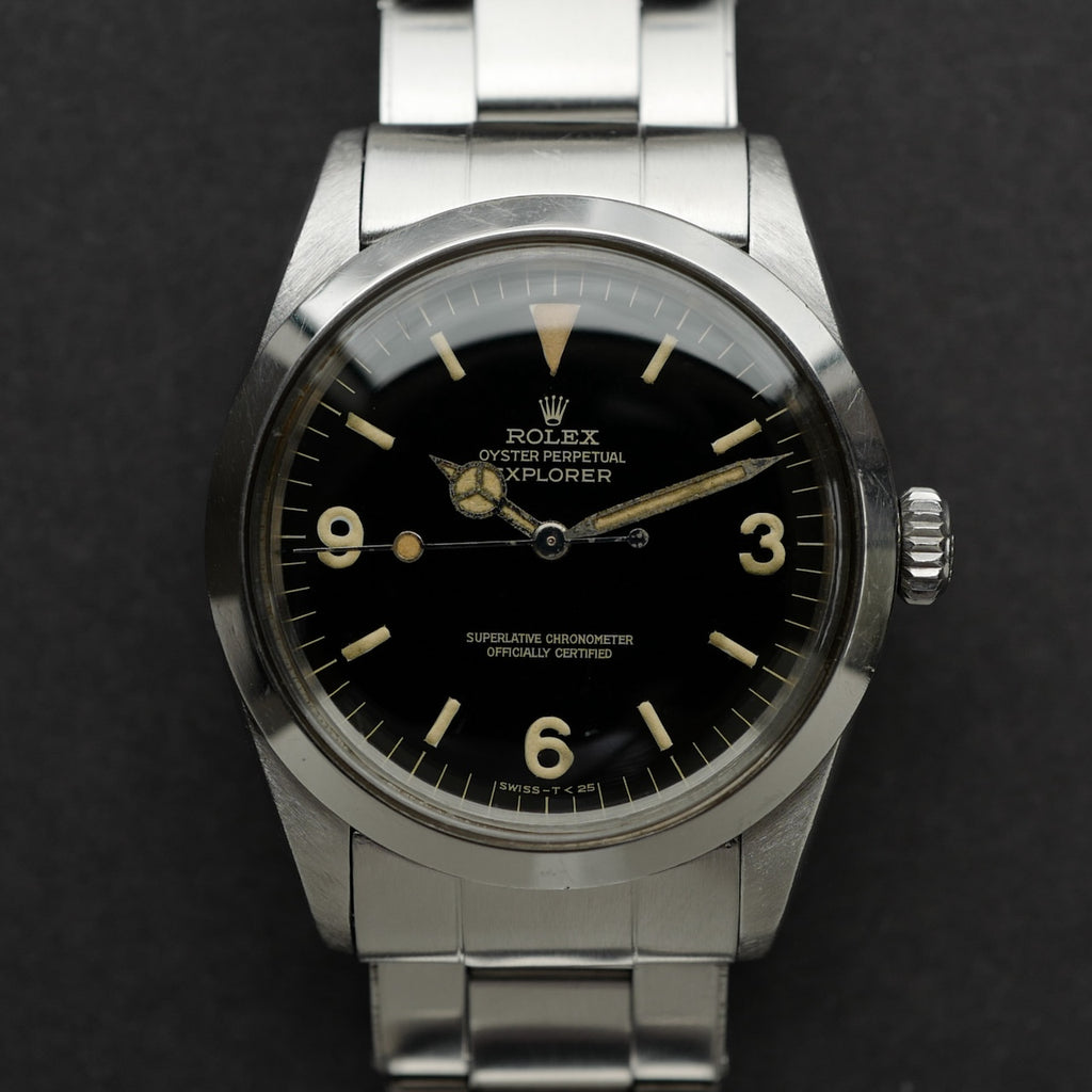 【NOT FOR SALE】【参考品】ロレックス/エクスプローラー1 / 1016 / ミラーダイヤル / マーク６/ROLEX EXPLORER 1 Ref.1016 "Gilt Dial" Mk.6 Dial 1966