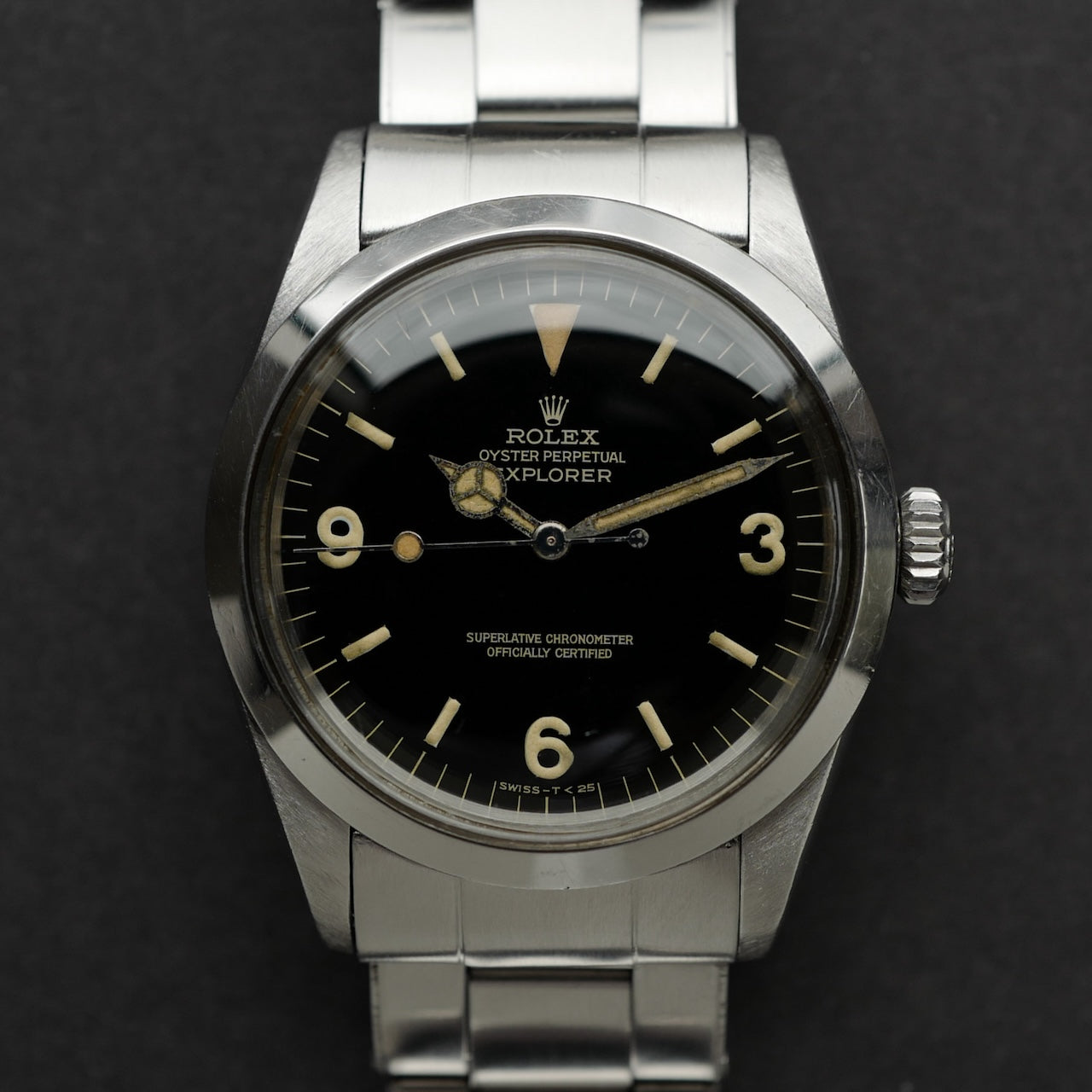 【NOT FOR SALE】【参考品】ロレックス/エクスプローラー1 / 1016 / ミラーダイヤル / マーク６/ROLEX EXPLORER 1 Ref.1016 "Gilt Dial" Mk.6 Dial 1966