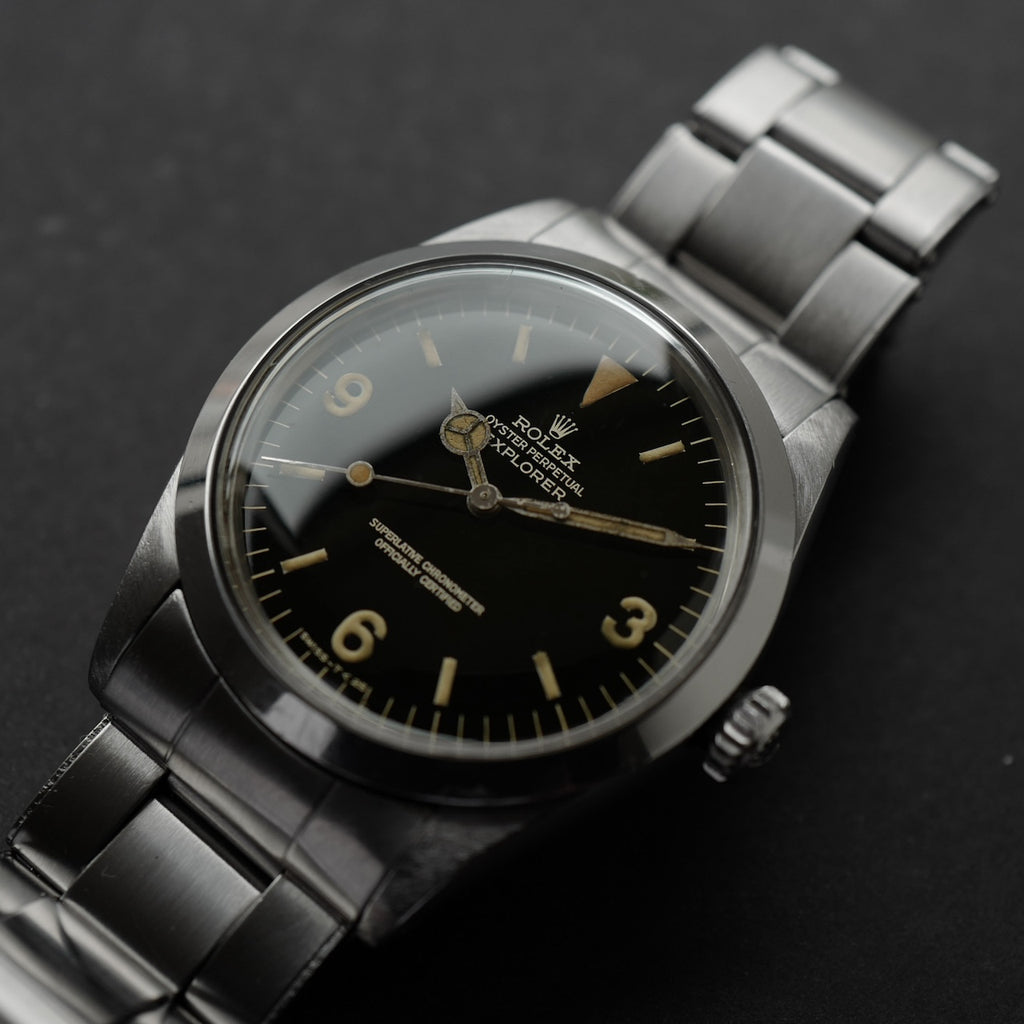 【NOT FOR SALE】【参考品】ロレックス/エクスプローラー1 / 1016 / ミラーダイヤル / マーク６/ROLEX EXPLORER 1 Ref.1016 "Gilt Dial" Mk.6 Dial 1966