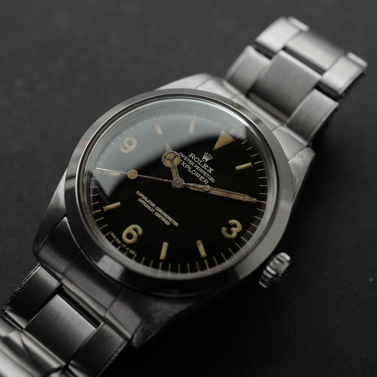 【NOT FOR SALE】【参考品】ロレックス/エクスプローラー1 / 1016 / ミラーダイヤル / マーク６/ROLEX EXPLORER 1 Ref.1016 "Gilt Dial" Mk.6 Dial 1966