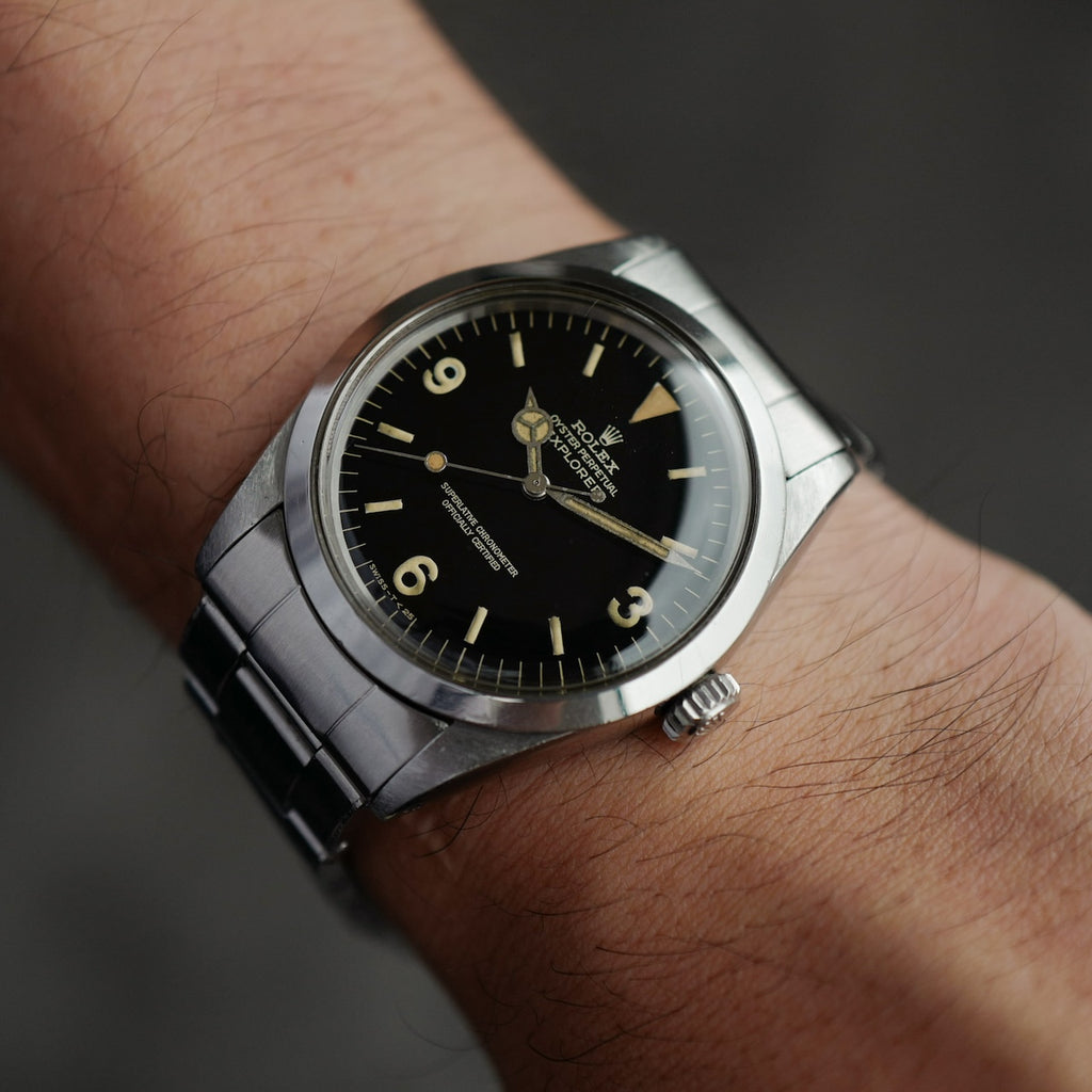 【NOT FOR SALE】【参考品】ロレックス/エクスプローラー1 / 1016 / ミラーダイヤル / マーク６/ROLEX EXPLORER 1 Ref.1016 "Gilt Dial" Mk.6 Dial 1966