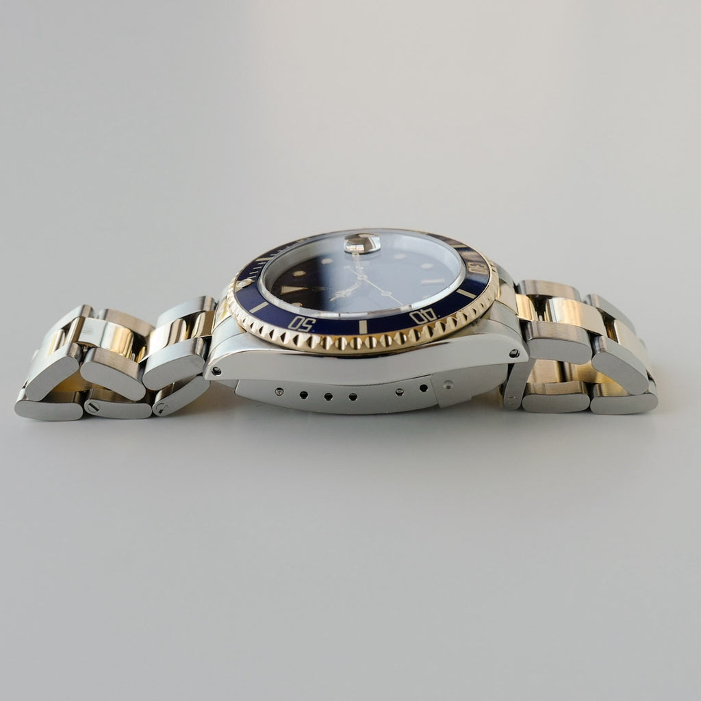 ロレックス/サブマリーナデイト16613/N番/バイオレット/トリチウム/保証書付き/ROLEX SUBMARINER DATE Ref.16613 "Violet" 1991y with Paper