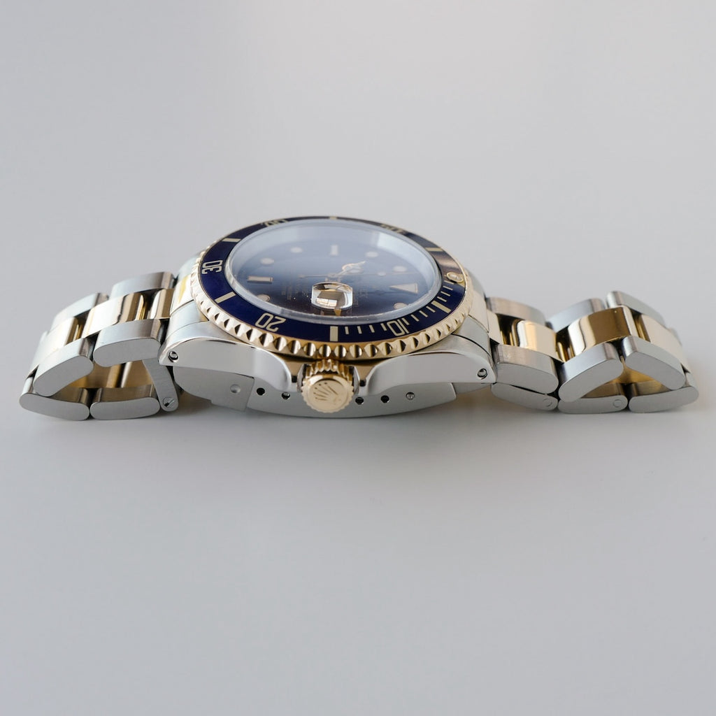 ロレックス/サブマリーナデイト16613/N番/バイオレット/トリチウム/保証書付き/ROLEX SUBMARINER DATE Ref.16613 "Violet" 1991y with Paper