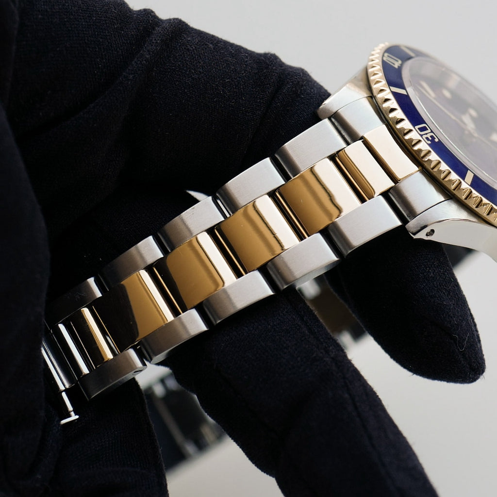 ロレックス/サブマリーナデイト16613/N番/バイオレット/トリチウム/保証書付き/ROLEX SUBMARINER DATE Ref.16613 "Violet" 1991y with Paper