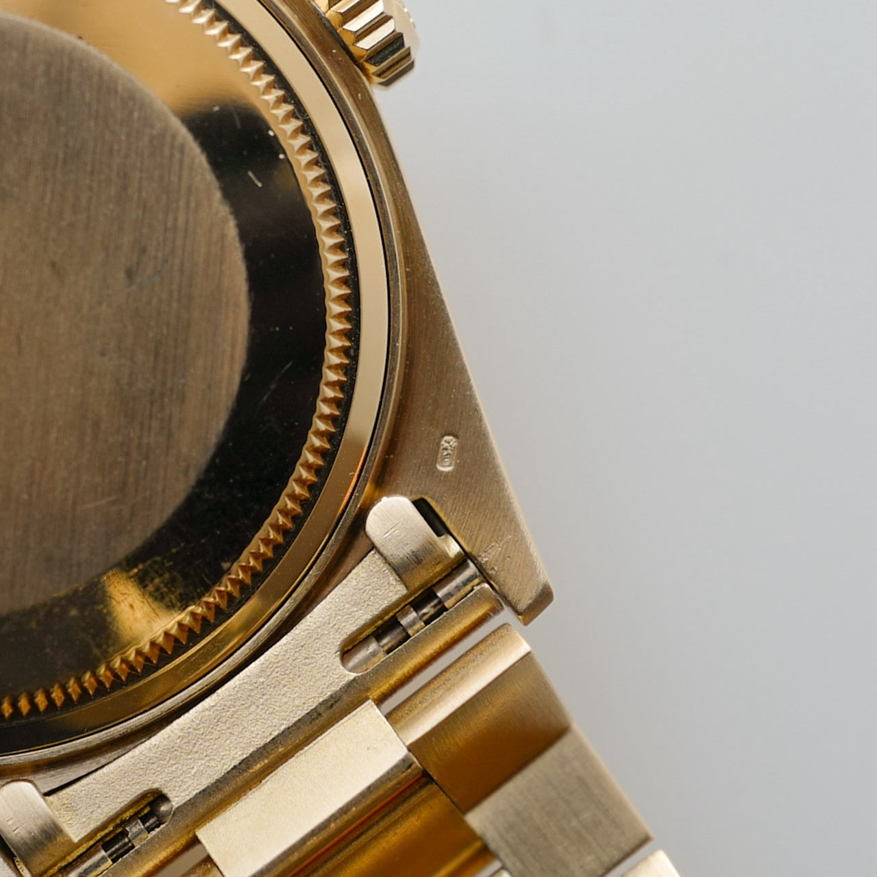 ロレックス/デイデイト/1985年/シャンパンダイヤル/保証書付き/ROLEX DAY-DATE Ref.18038 18KYG 1985y with Paper