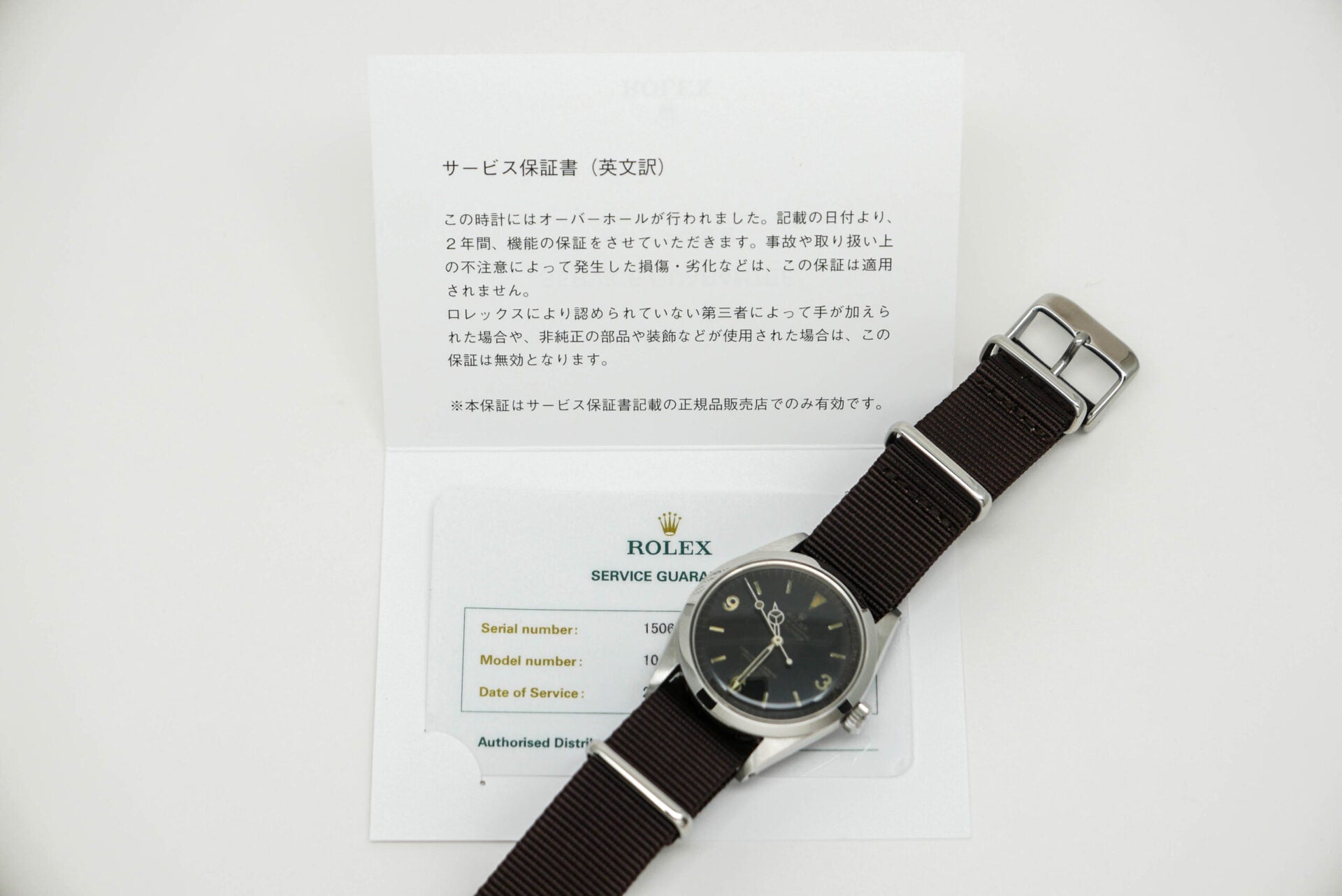 ROLEX EXPROLER I Ref.1016 Mirror "Dark Tropical"