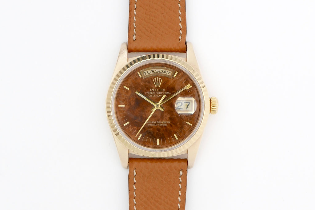 ROLEX DAY-DATE Ref.18038 Wood dial Fat case
