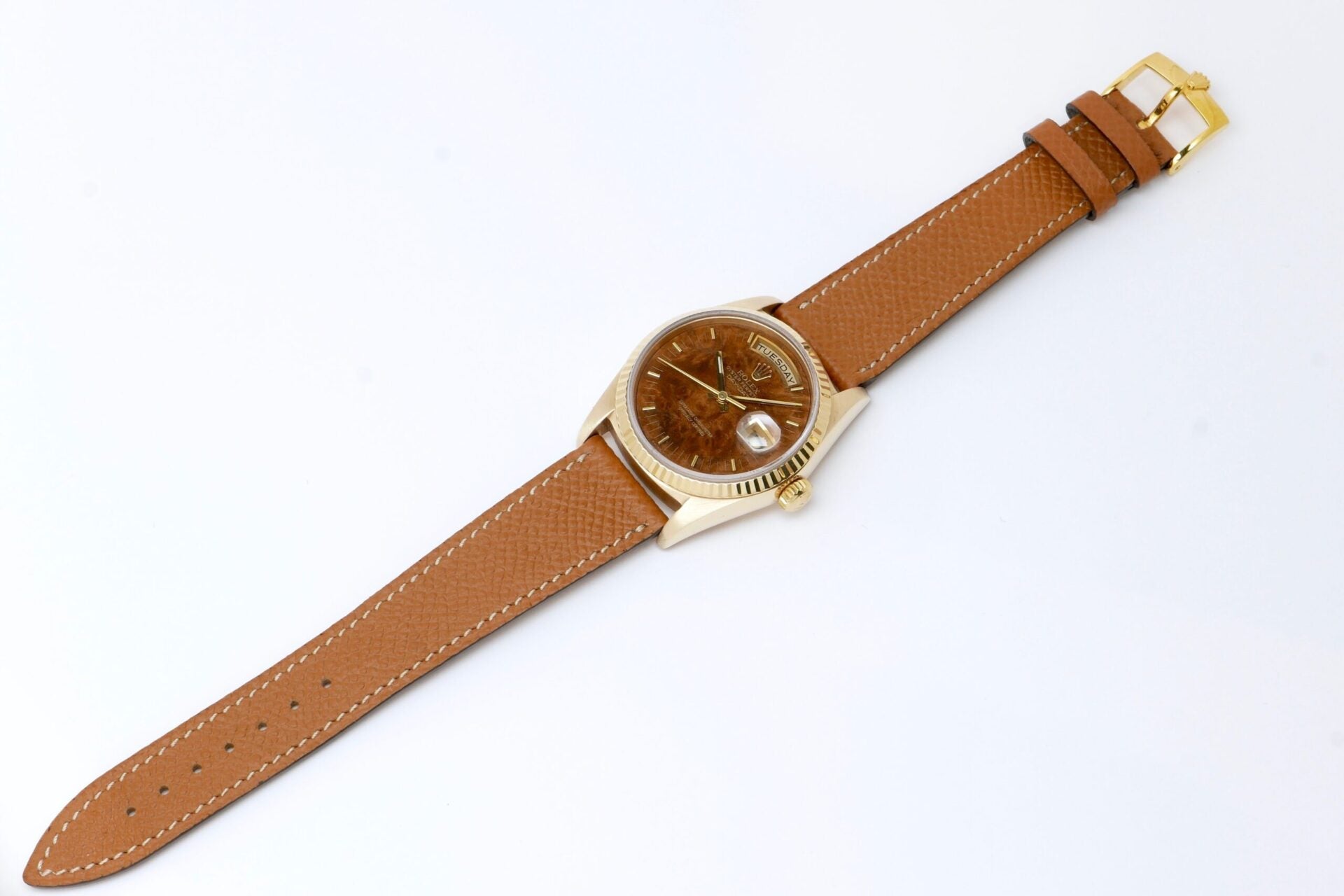 ROLEX DAY-DATE Ref.18038 Wood dial Fat case