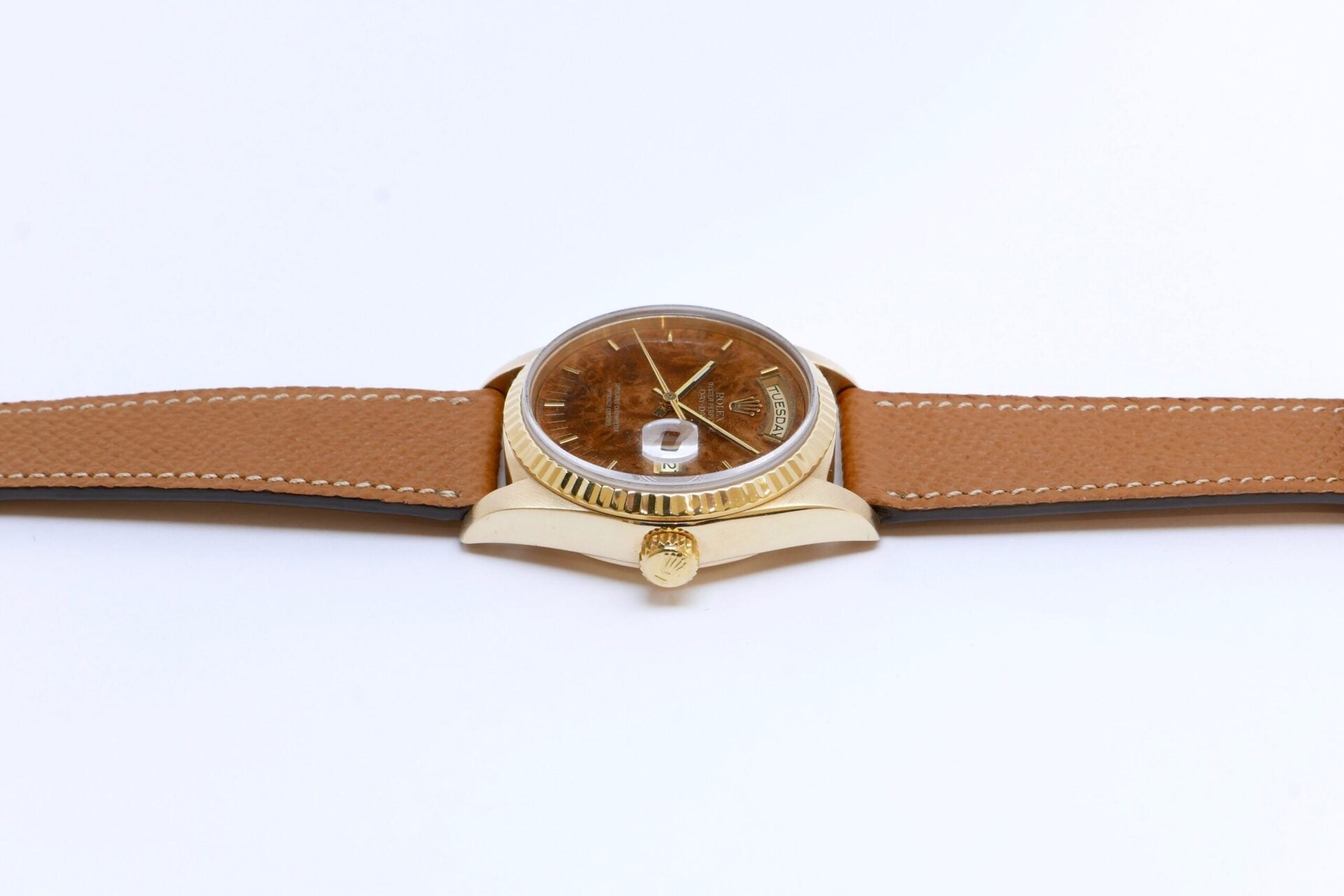 ROLEX DAY-DATE Ref.18038 Wood dial Fat case
