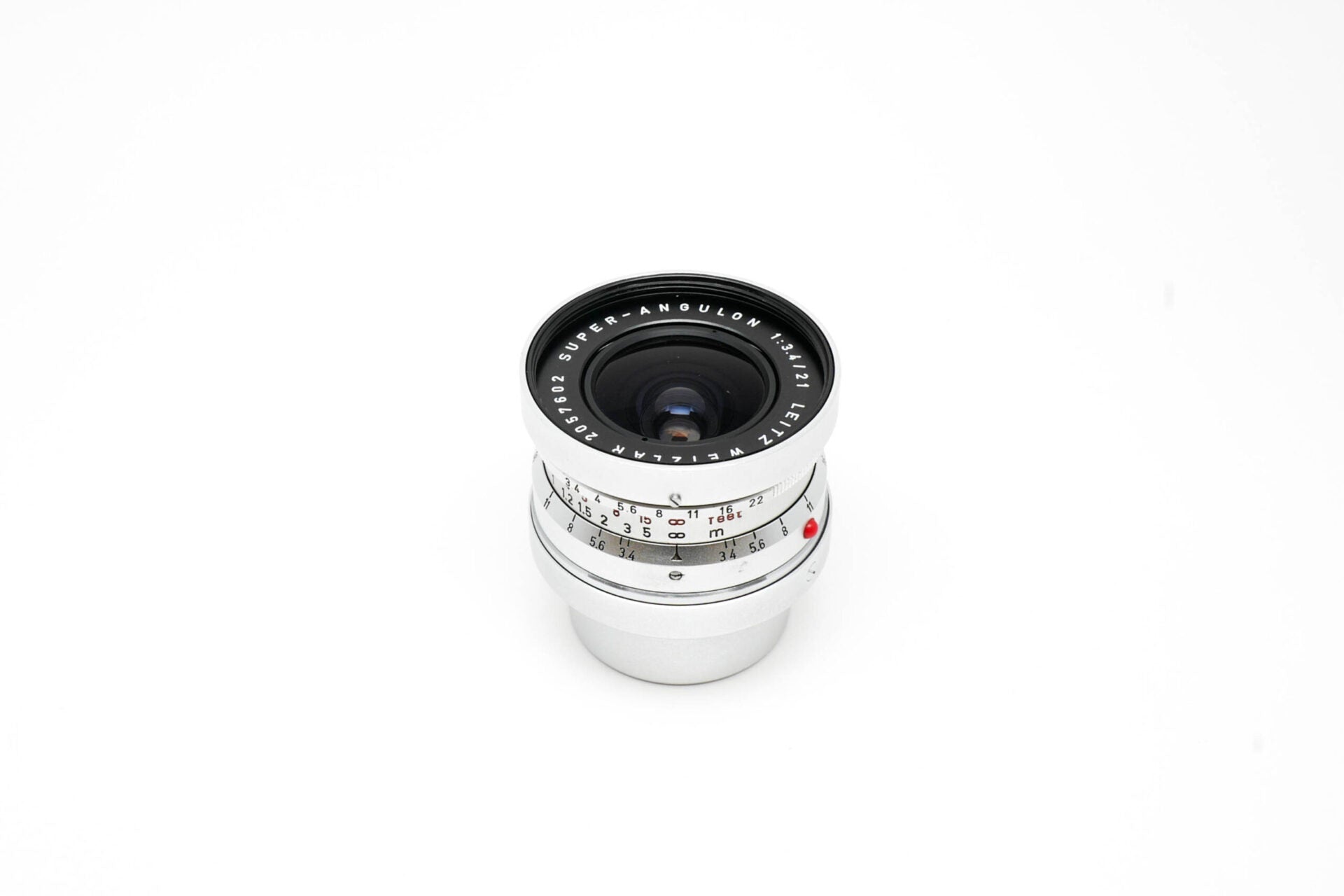 LEICA SUPER-ANGULON 21mm f3.4 with stopper