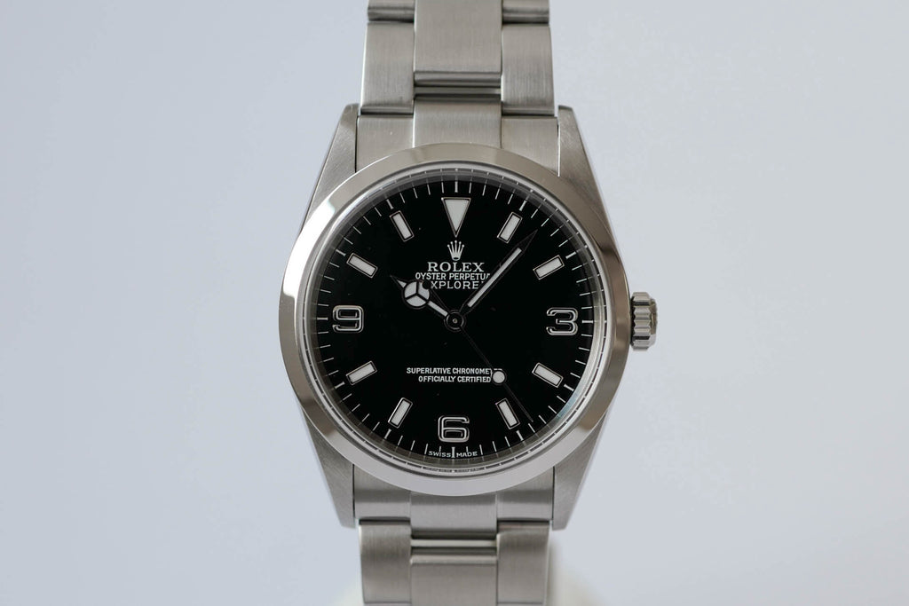 ROLEX EXPLORER 1 Ref.114270 Serial "P" comes with Guaranty paper and box etc,