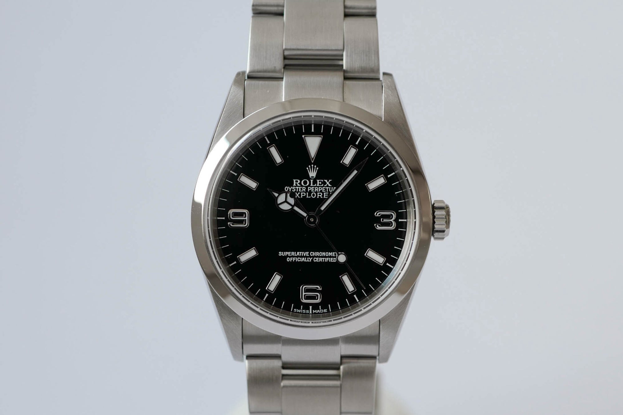 ROLEX EXPLORER 1 Ref.114270 Serial "P" comes with Guaranty paper and box etc,