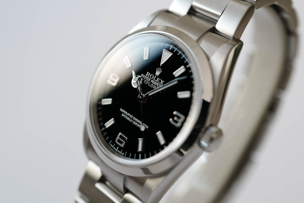 ROLEX EXPLORER 1 Ref.114270 Serial "P" comes with Guaranty paper and box etc,