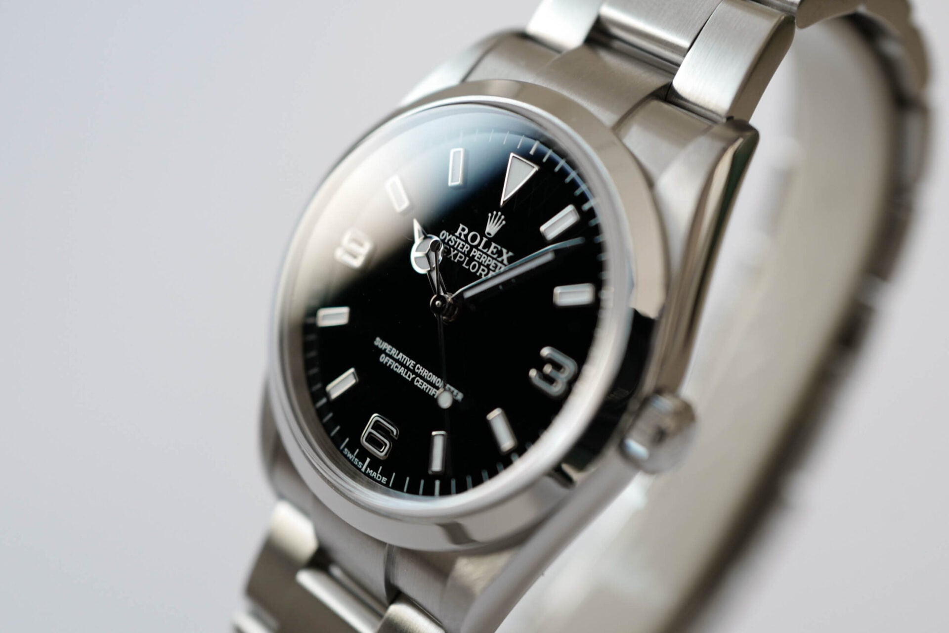 ROLEX EXPLORER 1 Ref.114270 Serial "P" comes with Guaranty paper and box etc,