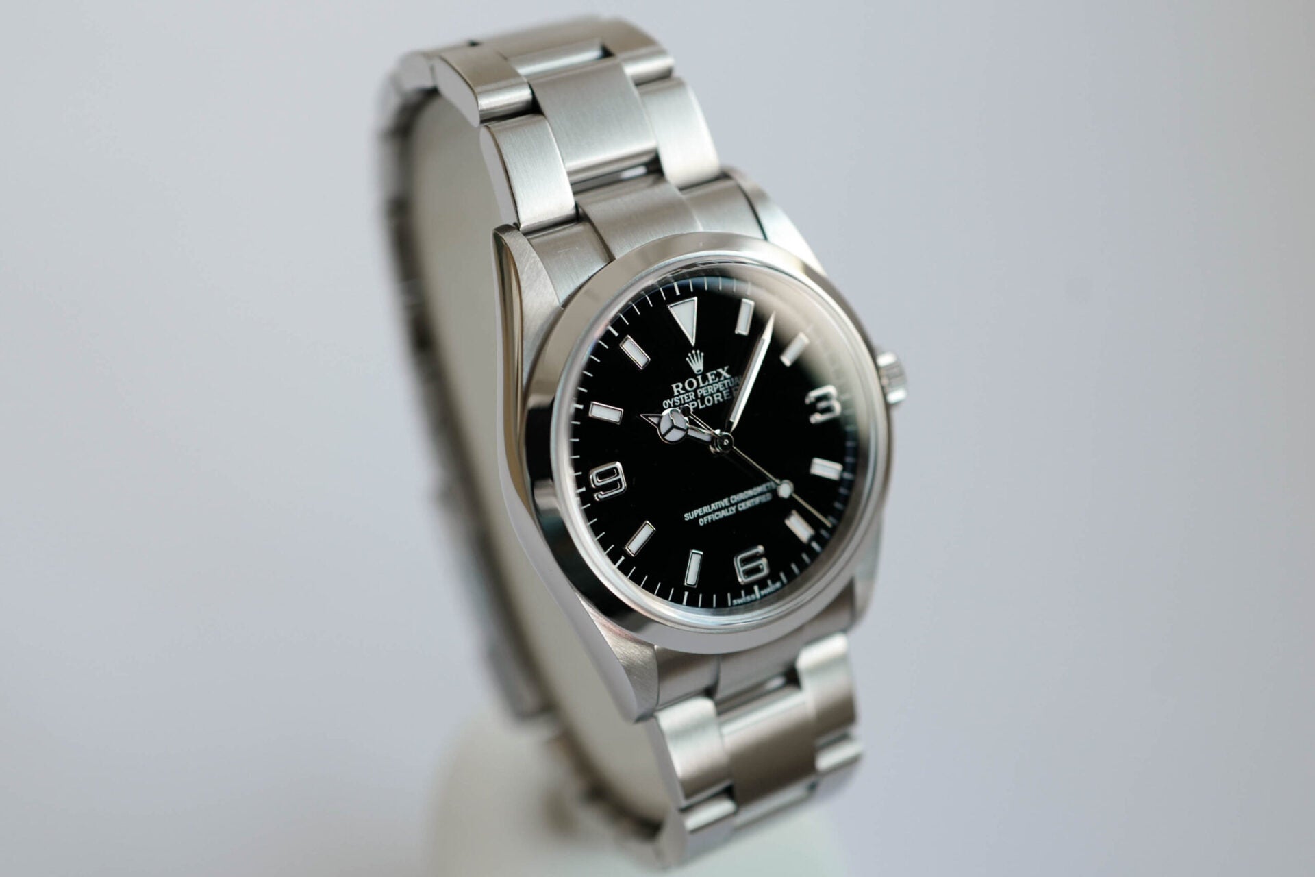 ROLEX EXPLORER 1 Ref.114270 Serial "P" comes with Guaranty paper and box etc,