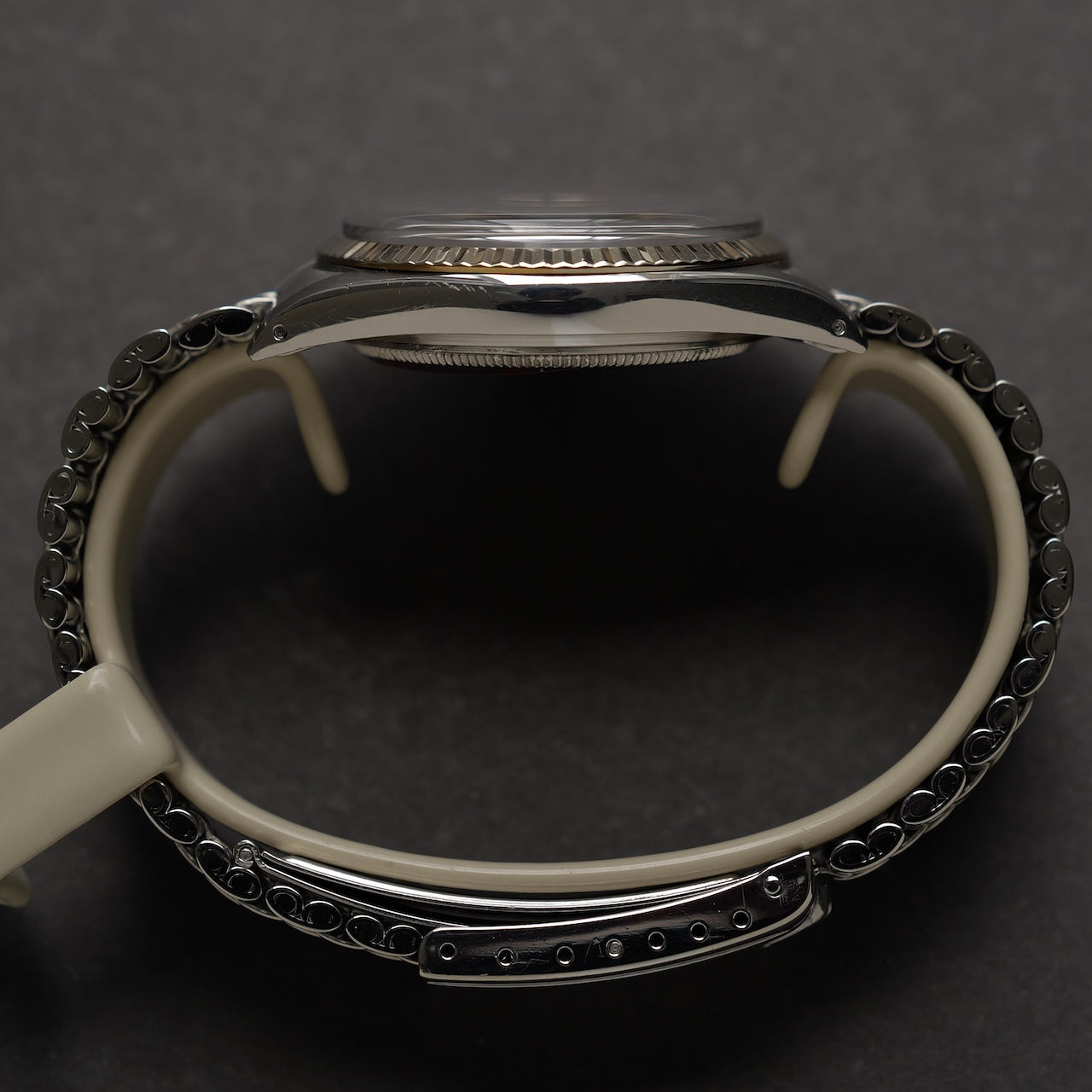 ロレックス/デイトジャスト1601/ミラーダイヤル/ドアストップ/WGベゼル/保証書付き/ROLEX DATEJUST REF.1601 "GILT DIAL" Door stop WG Bezel 1965y with Guarantee