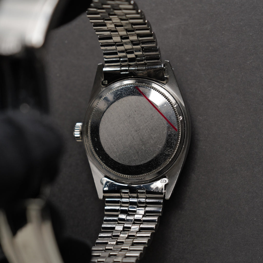 ロレックス/デイトジャスト1601/ミラーダイヤル/ドアストップ/WGベゼル/保証書付き/ROLEX DATEJUST REF.1601 "GILT DIAL" Door stop WG Bezel 1965y with Guarantee