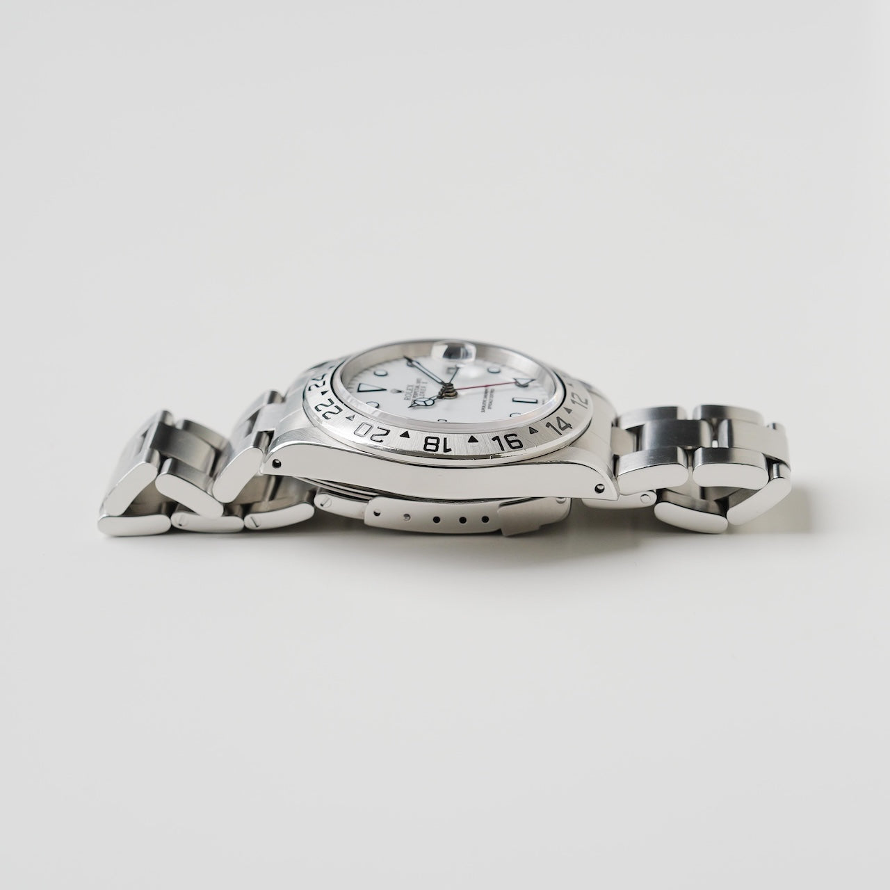 ロレックス/エクスプローラー2/16570/A番/SWISSオンリー/白文字盤/箱・保証書付/ ROLEX EXPLORER2 Ref.16570 "SWISS only" White Dial 1998-99y with Box and Paper