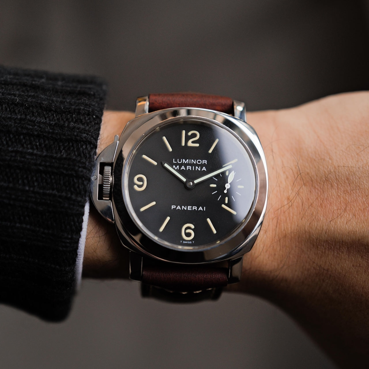 パネライ/ルミノールマリーナ/PAM00022/B番/レフティ/オールトリチウム/1999年/PANERAI LUMINOR MARINA PAM00022 "LEFT HAND" All Tritium 1999Y