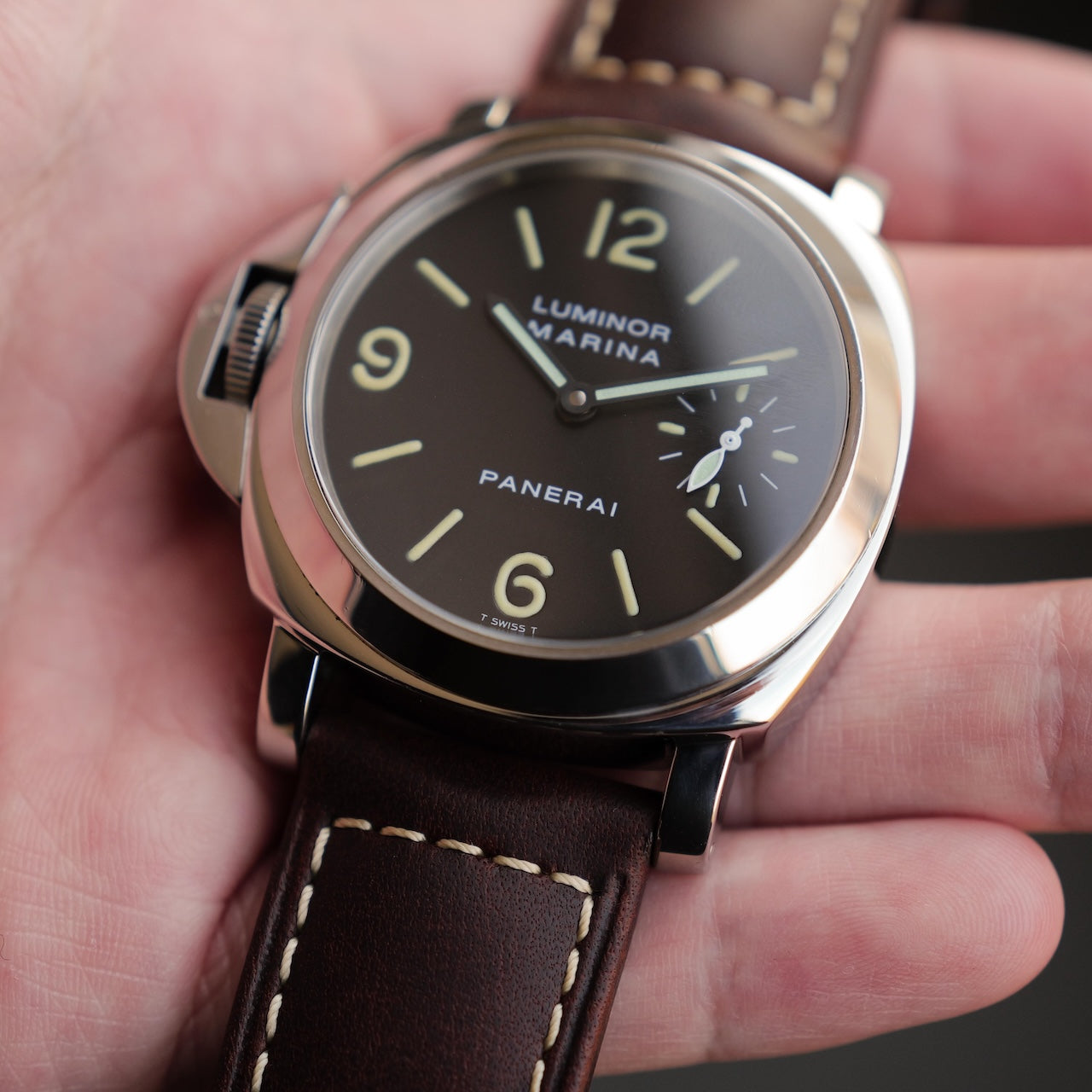 パネライ/ルミノールマリーナ/PAM00022/B番/レフティ/オールトリチウム/1999年/PANERAI LUMINOR MARINA PAM00022 "LEFT HAND" All Tritium 1999Y