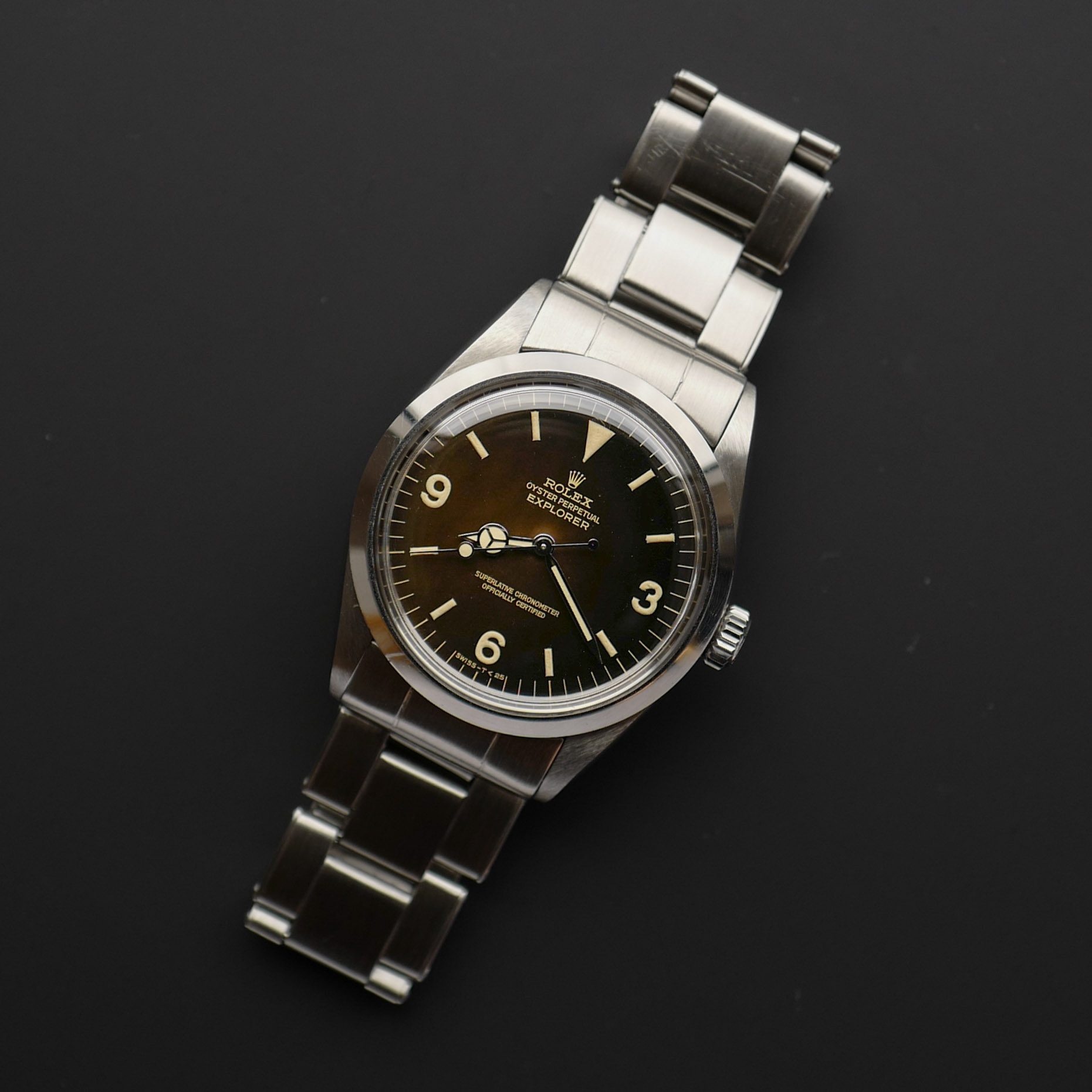 ロレックス/エクスプローラー1/Ref.1016トロピカル/ミラーダイヤル/ROLEX EXPLORER 1 