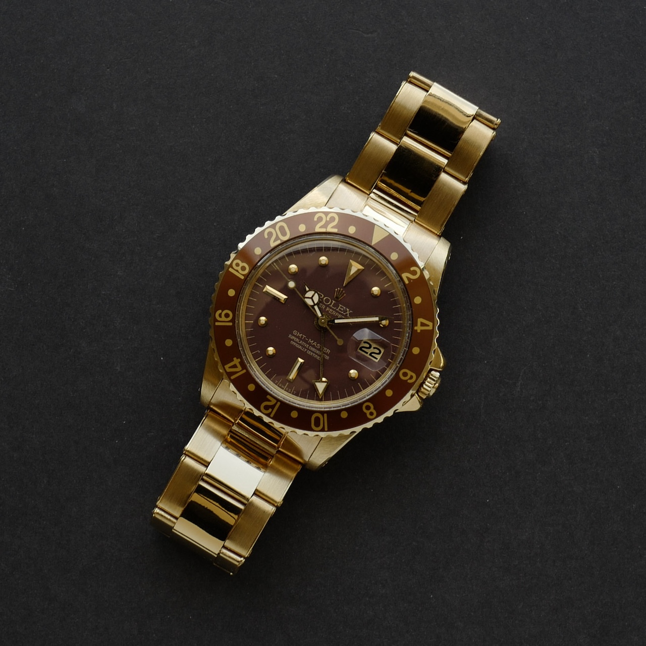 ロレックス/GMTマスター1675/8/茶つぼ/保証書/ROLEX GMT-MASTER Ref.1675/8 